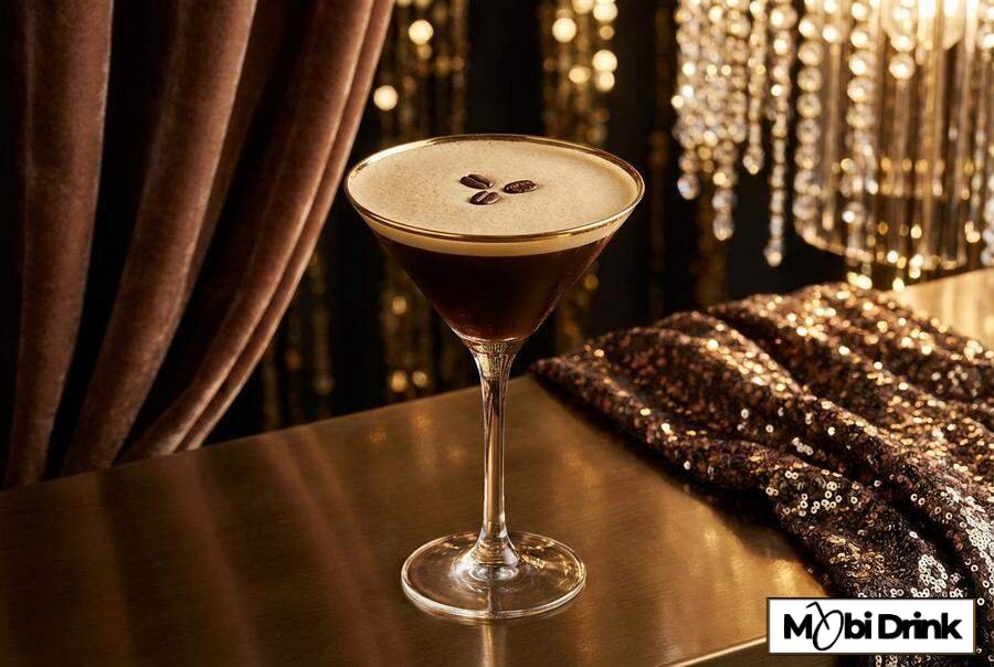 Orzechowe Espresso Martini z pianką