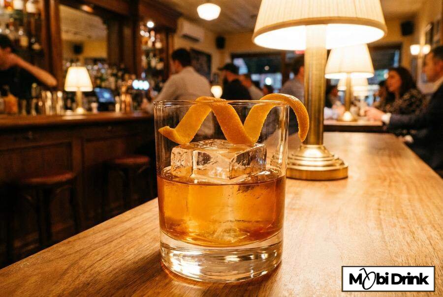 Słodki drink łączący Ouzo i likier Amaretto z pomarańczą