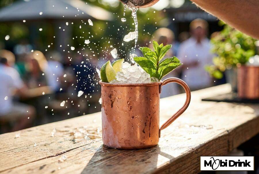Drink Passion Mule z piwem imbirowym