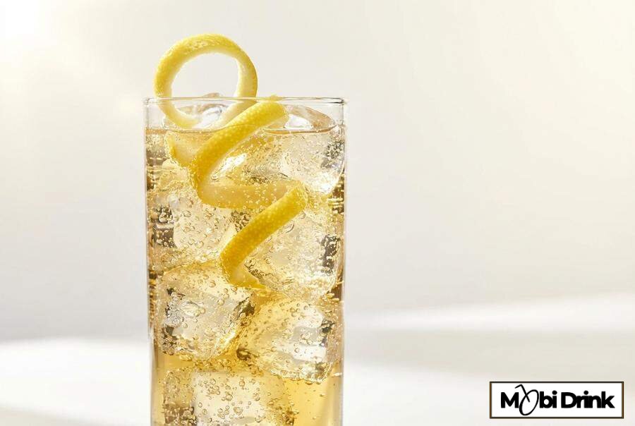 Prosty drink Jim Beam Peach z Ginger Ale