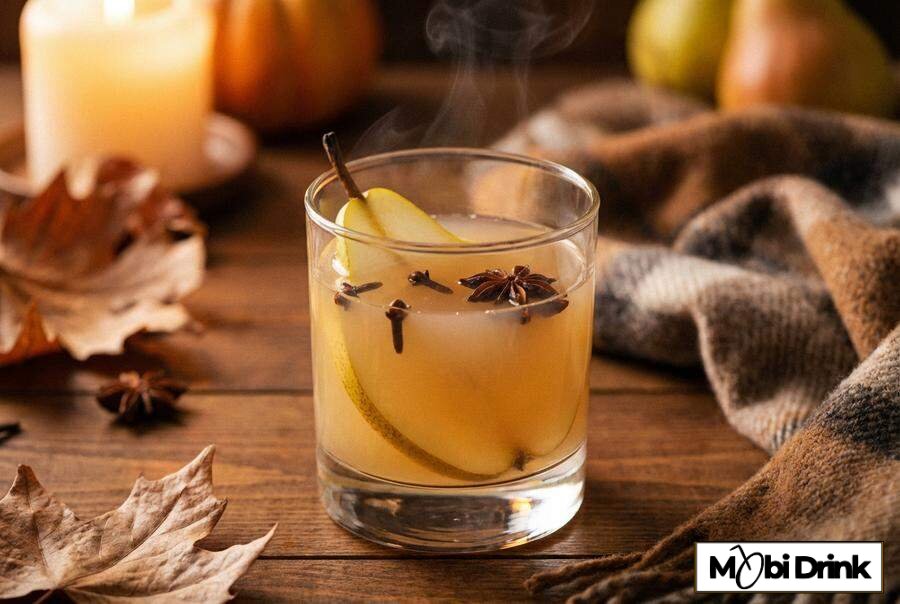 Gruszkowy drink z przyprawami