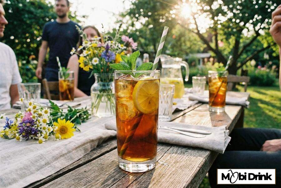 Mrożona herbata z likierem Pimm's