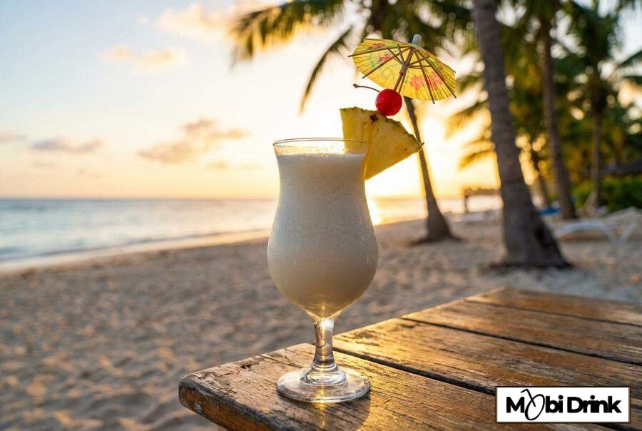 Kremowa Piña Colada z ananasem