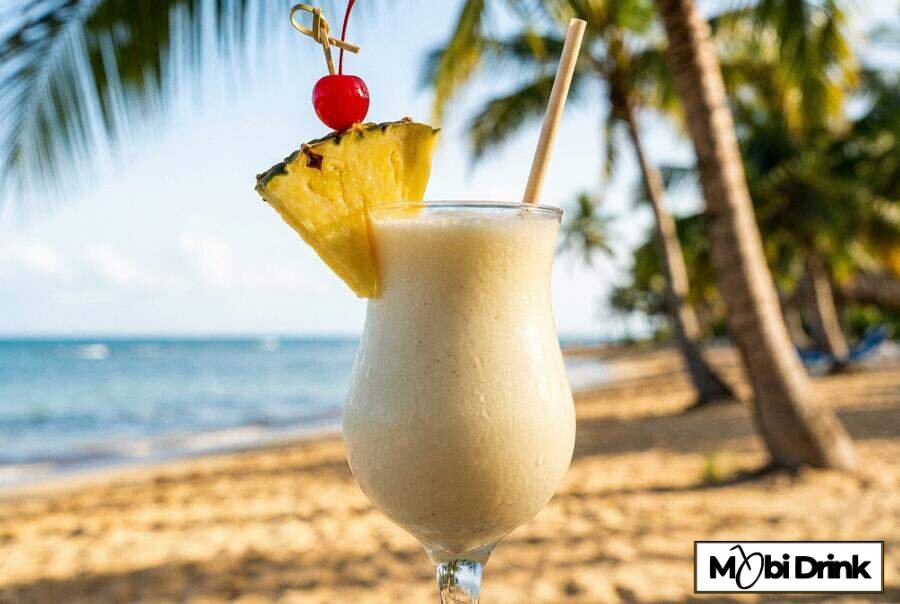 Kremowa Pina Colada z ananasem