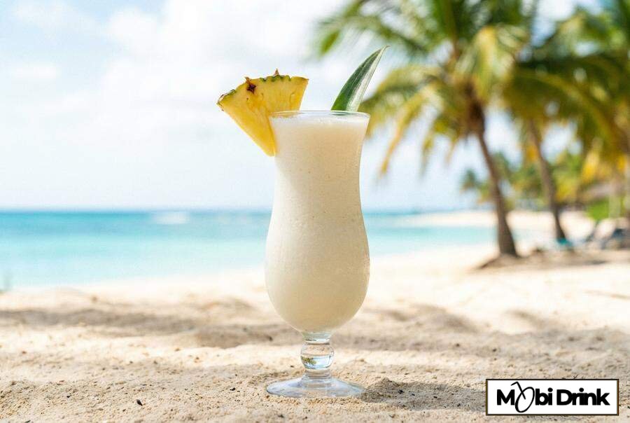 Kremowa Pina Colada z ananasem