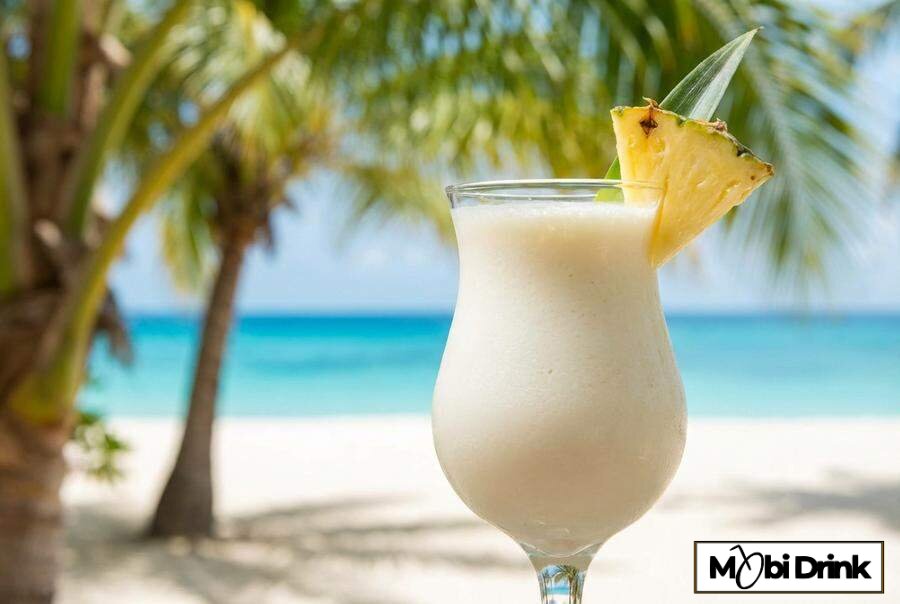 Kremowa Pina Colada z ananasem