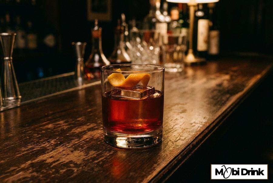 Drink Rabo de Galo z wermutem i cachaçą