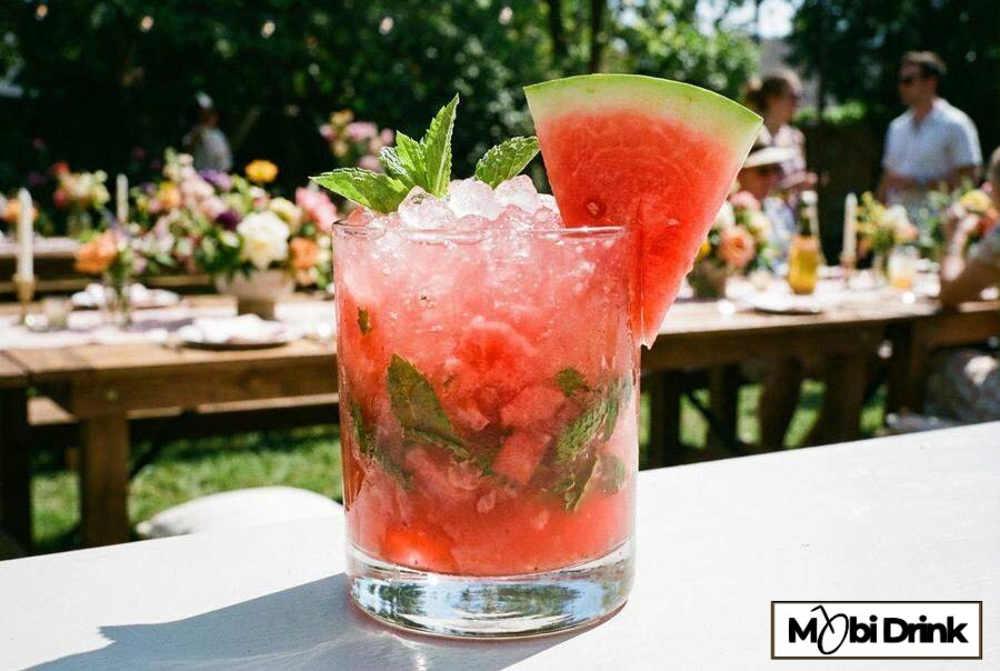 Letni drink Raki Watermelon Smash z arbuzem