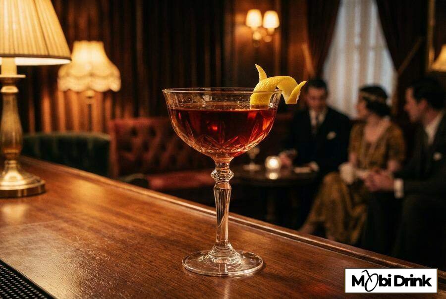 Drink Remember the Maine w kieliszku