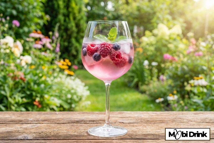 Owocowy Spritz z mrożonymi owocami