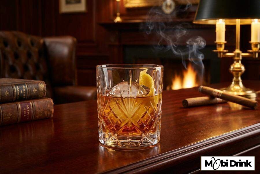 Drink Rusty Nail z whisky i likierem miodowym
