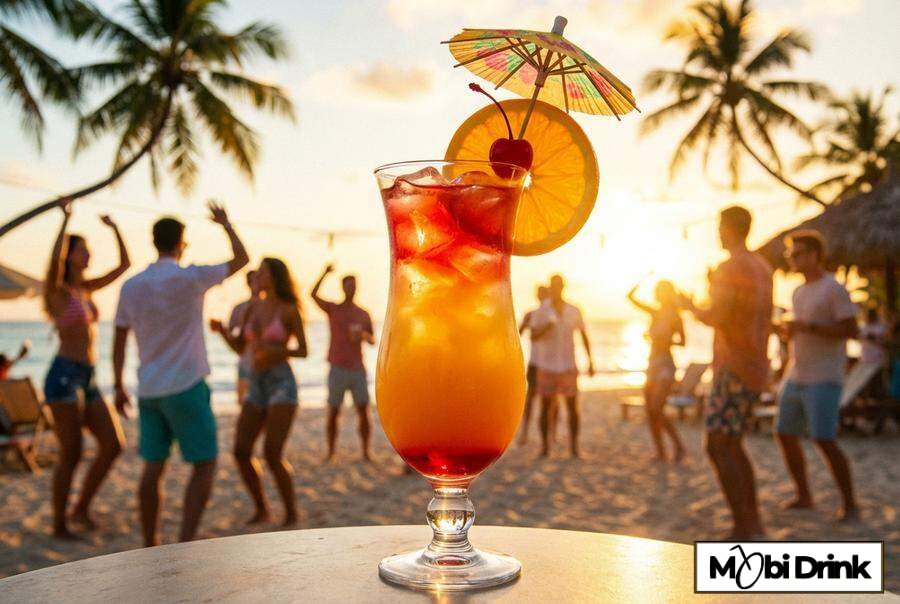 Warstwowy drink Sex on the Beach