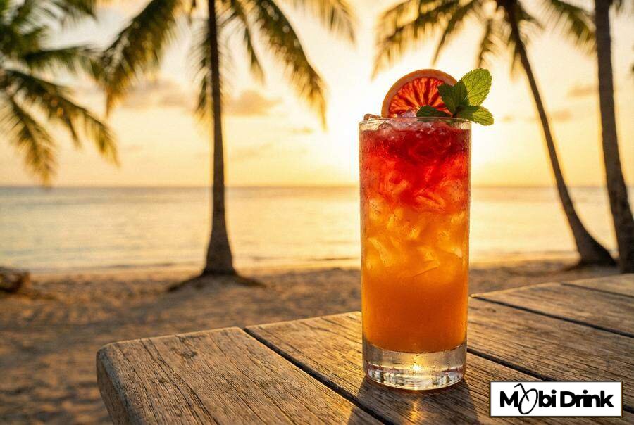 Warstwowy drink Sex on the Beach