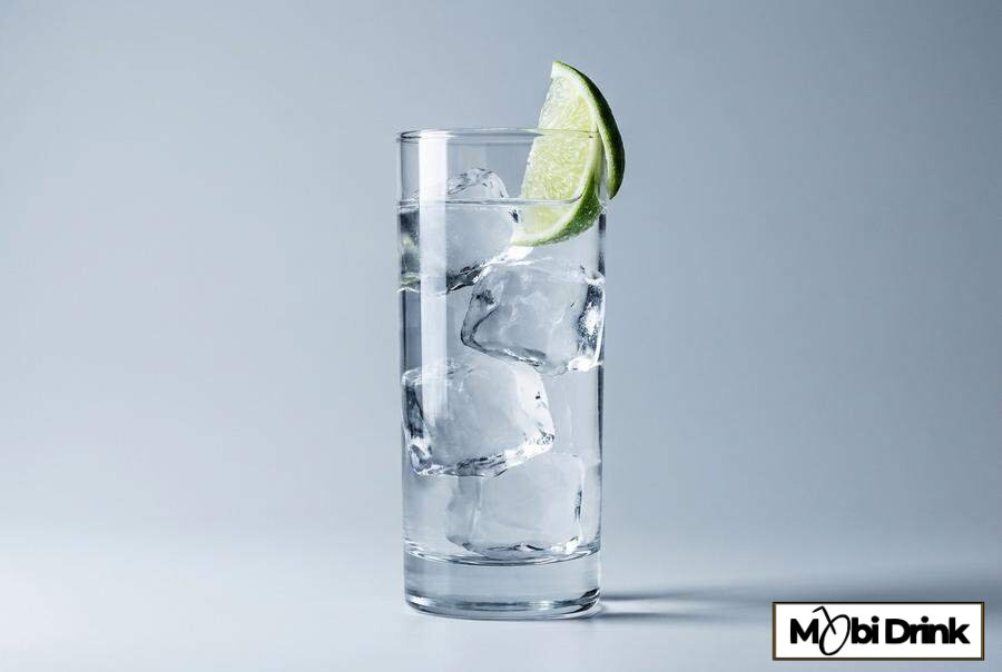 Prosty drink skinny bitch z limonką i lodem