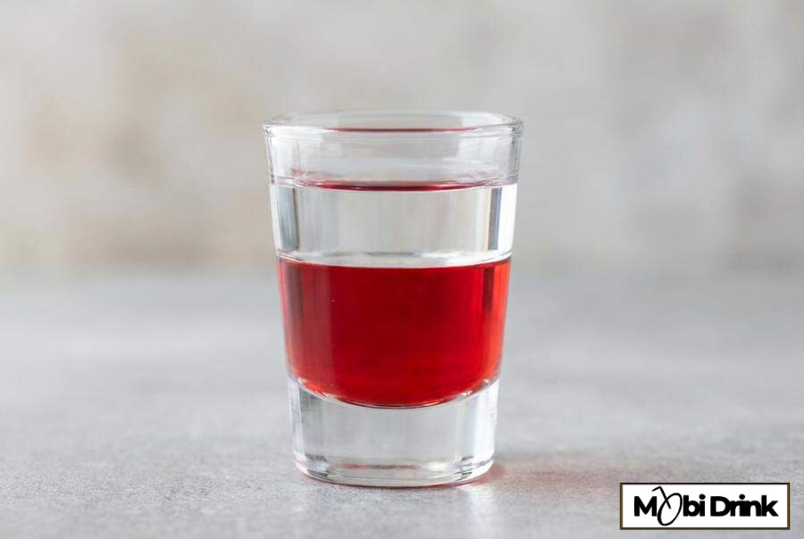 Biało-czerwony shot warstwowy Teraz Polska