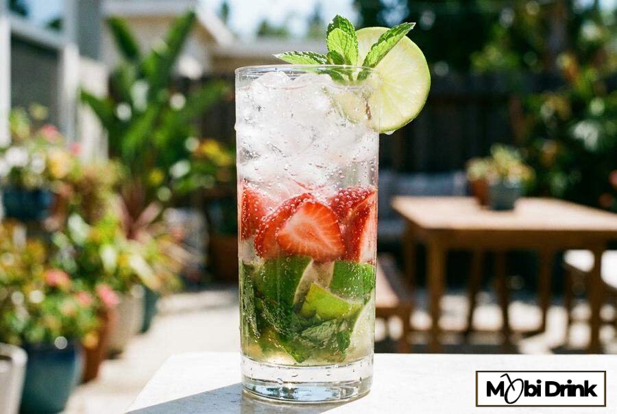 Orzeźwiające Truskawkowe Mojito z wódką