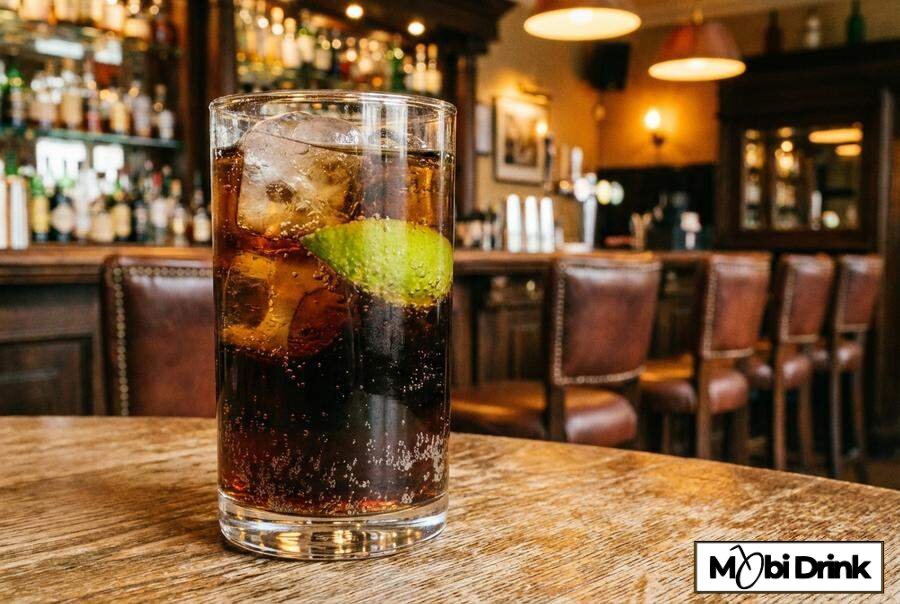 Drink virgin cuba libre z limonką