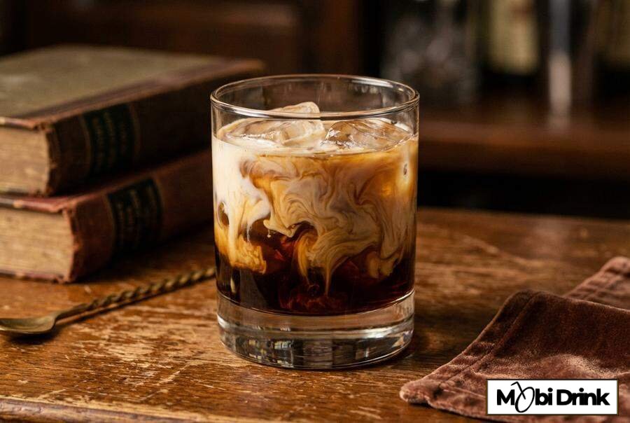 White Russian ze śmietanką i lodem