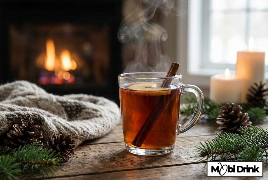 Rozgrzewający grzaniec Winter Pimm's z jabłkiem