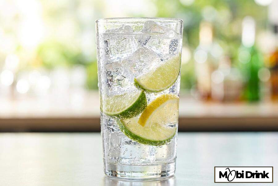 Klasyczny drink z wódką i Spritem z limonką