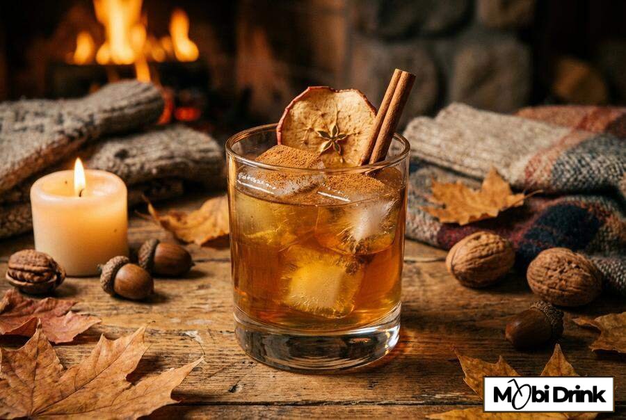 Drink Szarlotka z Żołądkową Gorzką i jabłkiem
