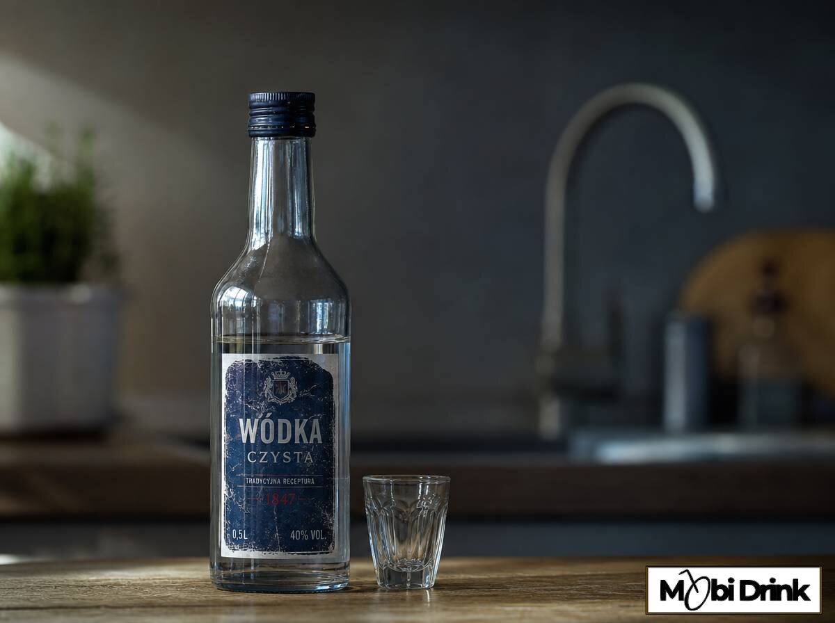 Butelka wódki napełniona do dwóch trzecich - ile trzeba wypić wódki na 2 promile