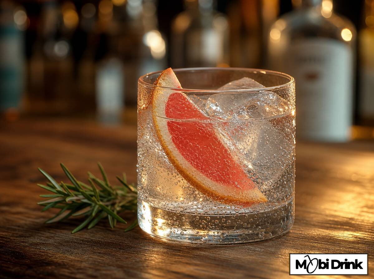Drink na bazie ginu bezalkoholowego z tonikiem, mocna alternatywa dla alkoholu